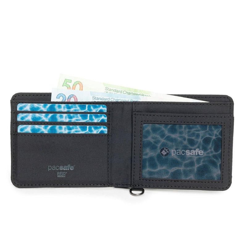 Load image into Gallery viewer, Pacsafe RFIDsafe Bifold Wallet - Black
