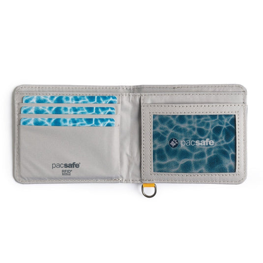 Pacsafe RFIDsafe Bifold Wallet - Coastal Blue