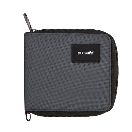 Pacsafe RFIDSafe Zip Around wallet - Slate