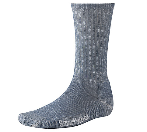 Load image into Gallery viewer, Smartwool hike light crew in denim blue
