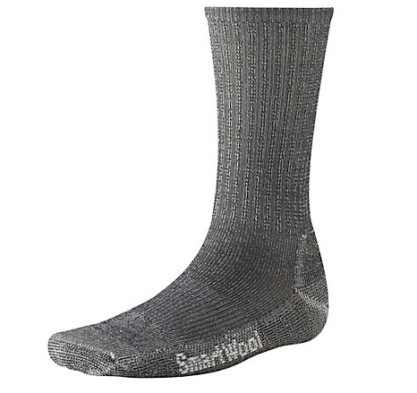 Load image into Gallery viewer, Smartwool Hike Light Crew Sock Grey Mens
