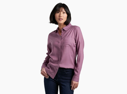 Kuhl Hadley L/S Womens Shirt - Mauve