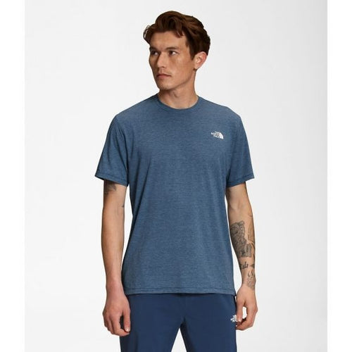 TNF Wander Short Sleeve Men's Tee - Shady Blue Heather