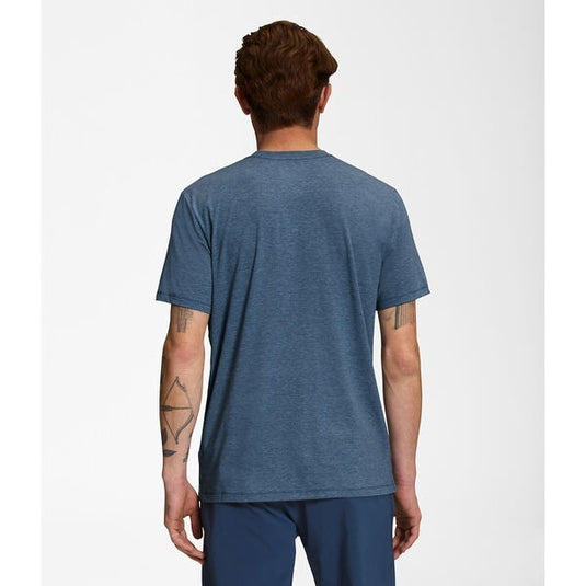 TNF Wander Short Sleeve Men's Tee - Shady Blue Heather