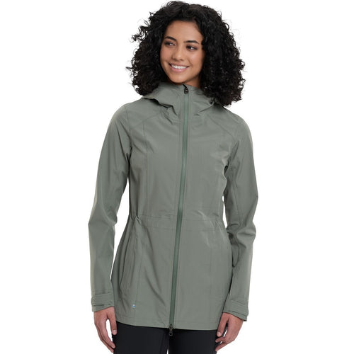 Kuhl Stretch Voyager Womens Rain Jacket - Soft Pine