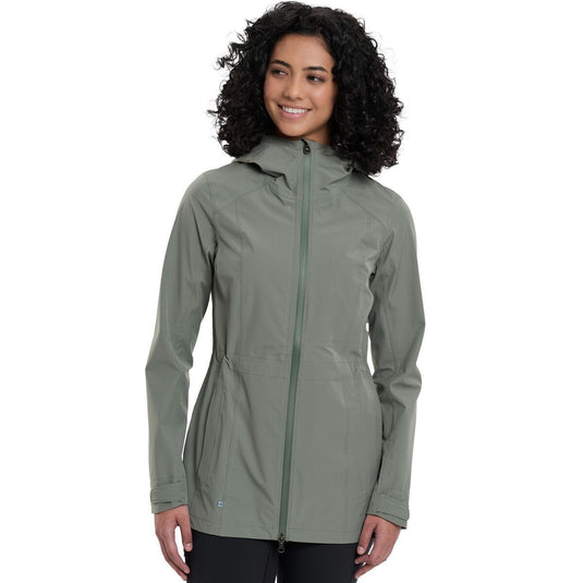 Kuhl Stretch Voyager Womens Rain Jacket - Soft Pine