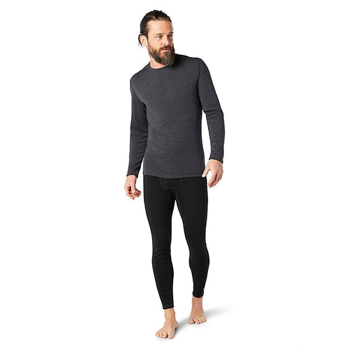 SMARTWOOL 250 BASELAYER MENS CREW - CHARCOAL HEATHER