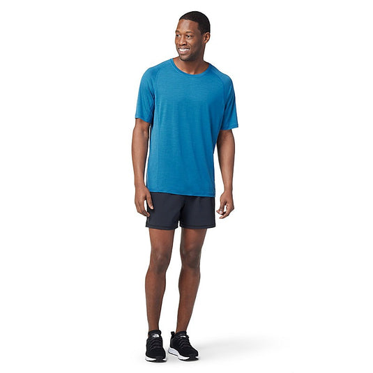 SMARTWOOL 120 MEN'S SPORT TEE - LIGHT NEPTUNE