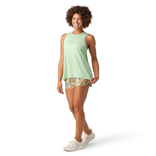 Smartwool Active UL High Neck Tank - Pistachio