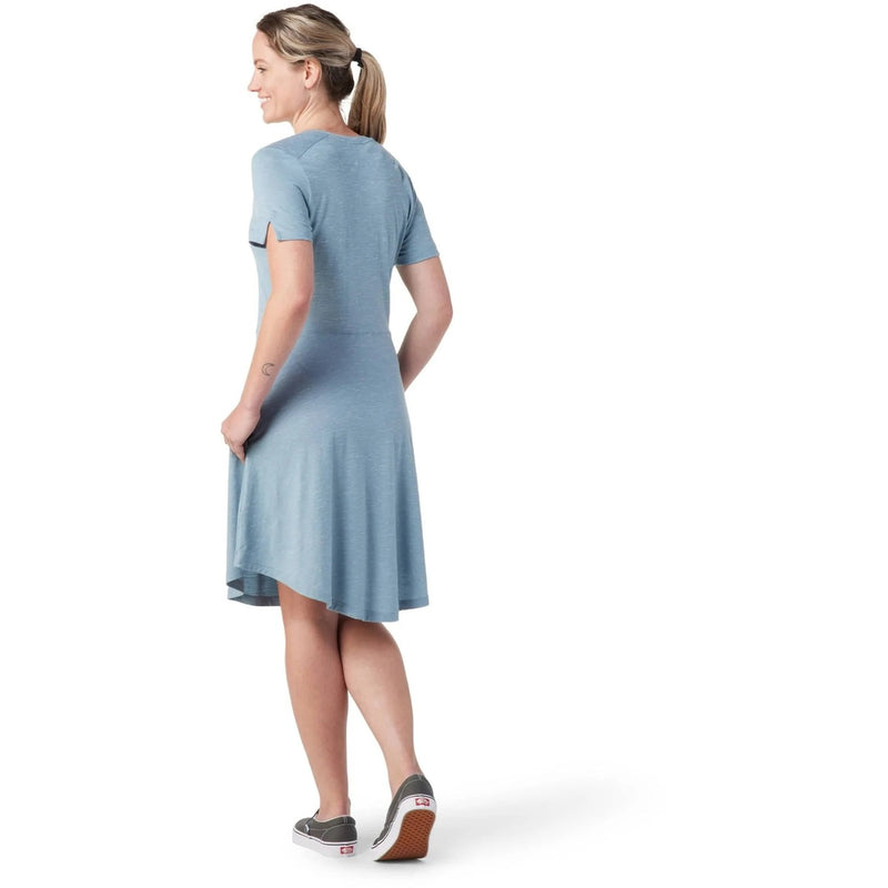Load image into Gallery viewer, Smartwool Everyday Merino Dress - Storm Blue Heather 
