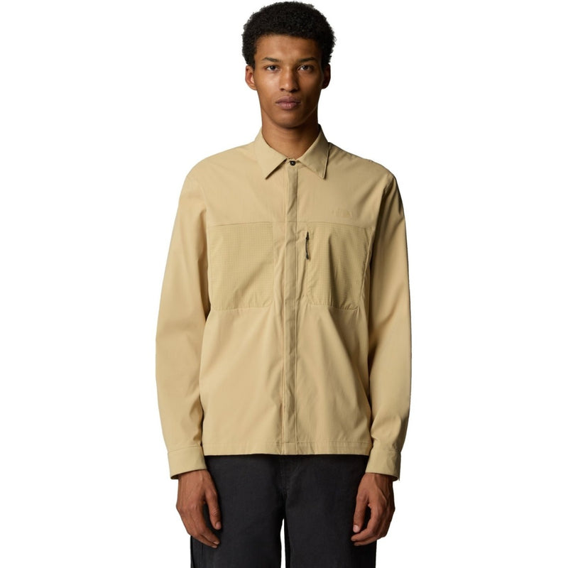 Load image into Gallery viewer, The North Face Mens Long Sleeve Lightrange Shirt - Khaki Stone
