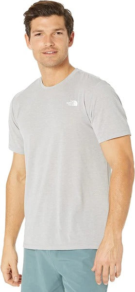 THE NORTH FACE WANDER SHORT SLEEVE MEN'S TEE- MELD GREY HEATHER 