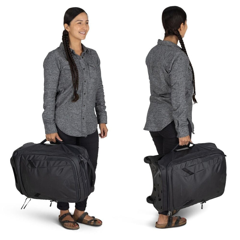 Load image into Gallery viewer, Osprey Transporter Wheeled Carry On Raven
