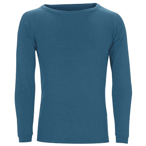 SHERPA MERINO 240GSM TOP - STEEL BLUE