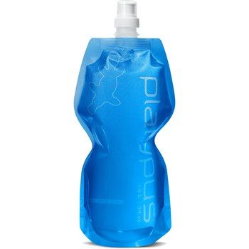 PLAT Soft Bottle W/ Push Pull Cap Blue 1L