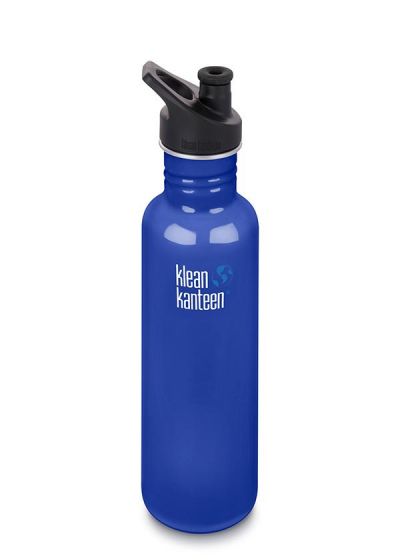 Klean Kanteen 800 ml bottle in Coastal Blue