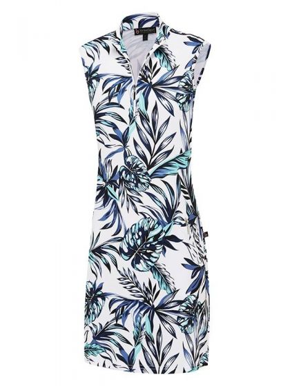 Birdee Tropic Sleeveless Dress - Navy Print

