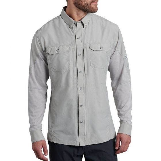 Kuhl Airspeed Long Sleeve Mens Shirt - Cloud Grey