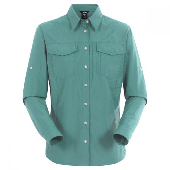 Mont Lifestyle Vented L/S Womens Shirt - Teal 