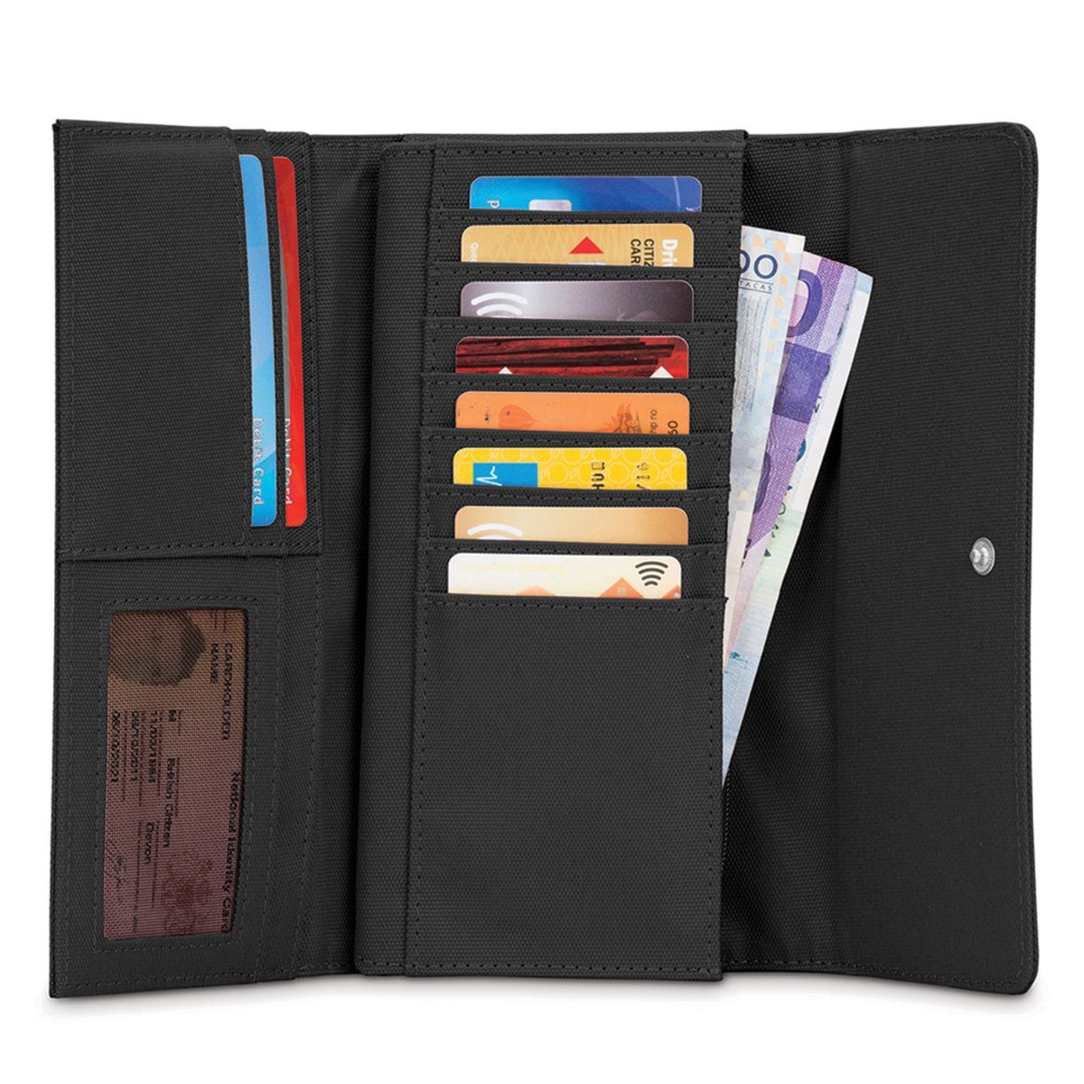 Pacsafe RFID Safe LX200 Travel Wallet Black