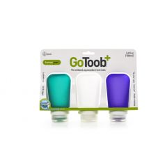 SEA GoToob+ 3 Pack Large 100ml Cle/Pur/Teal
