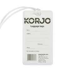 Korjo Plastic Luggage TAGS