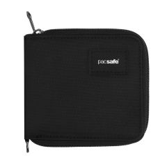 Pacsafe RFIDsafe Zip Around Wallet Black