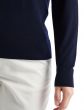 Icebreaker Wilcox Long Sleeve V Womens Sweater-  Navy 