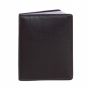 Zoomlite Boston Leather Card Holder - Chocolate Brown